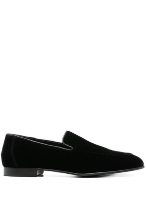 Canali velvet slippers - Black