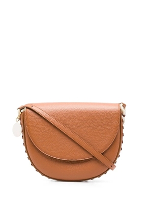 Stella McCartney medium Frayme flap shoulder bag - Brown