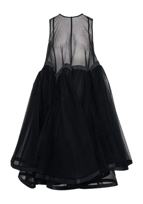 Noir Kei Ninomiya tulle layered dress - Black
