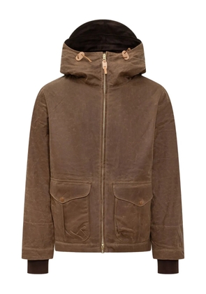 Ceccarelli hooded jacket - Brown