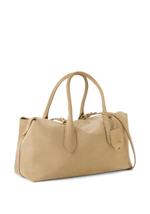 Polo Ralph Lauren Bellport suede satchel tote bag - Neutrals