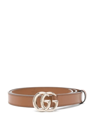 Gucci GG leather belt - Brown