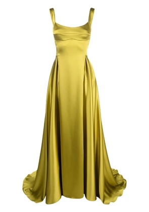 Atu Body Couture V-back satin gown - Green