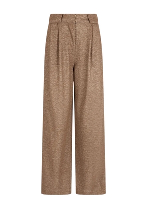 Giorgio Armani pleated trousers - Brown