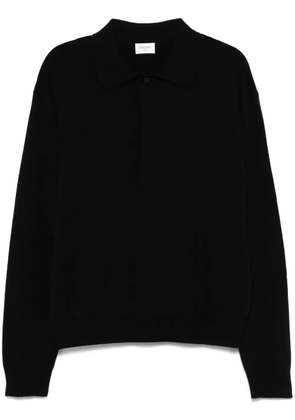 Saint Laurent wool polo shirt - Black