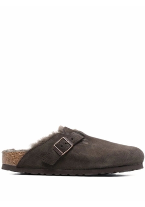 Birkenstock Boston Shearling mules - Green