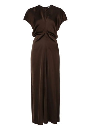 TOTEME Slouch Waist maxi dress - Brown
