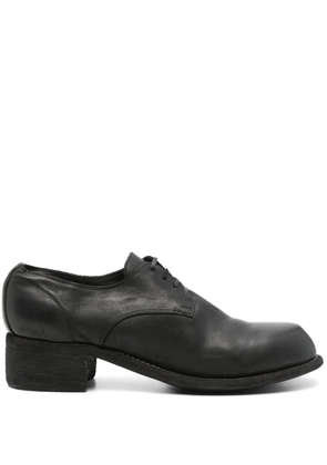 Guidi leather derby shoes - Black