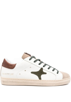 Ama Brand suede star sneakers - White
