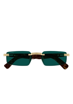 Cartier Eyewear rimless sunglasses - Gold