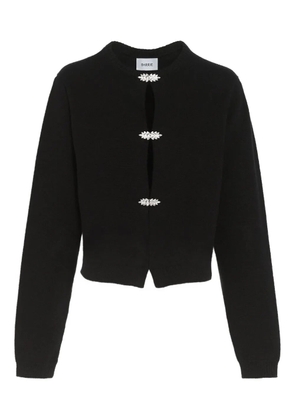 Barrie jewel-fastening cashmere cardigan - Black