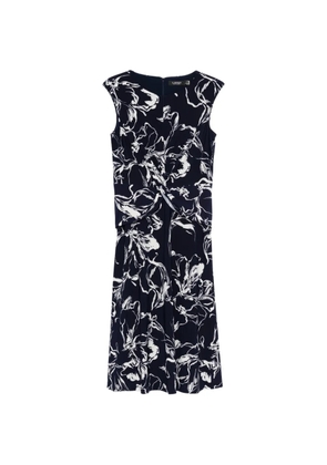 Lauren Ralph Lauren floral-print midi dress - Blue