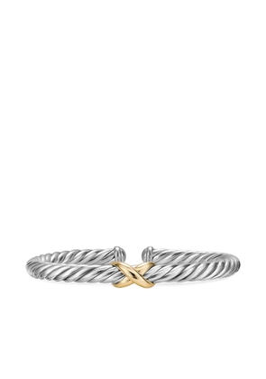 David Yurman sterling silver/14K yellow gold Cable Flex® X bracelet