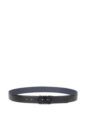Ferragamo Gancini reversible leather belt - Black