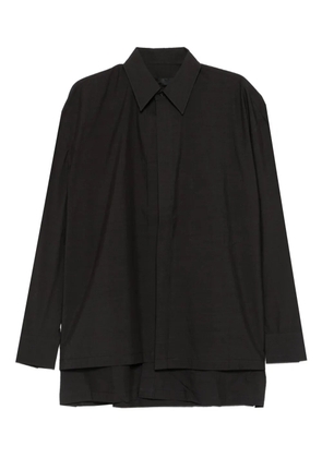 Joe Chia Hawat layered shirt - Black