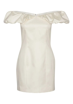 ROTATE BIRGER CHRISTENSEN off-shoulder ruched minidress - White