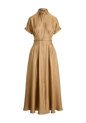 Ralph Lauren Collection Donatella short-sleeve midi dress - Neutrals