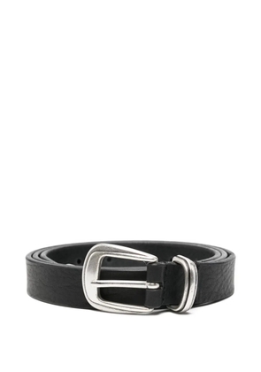 Paura Jose textured buckle belt - Black