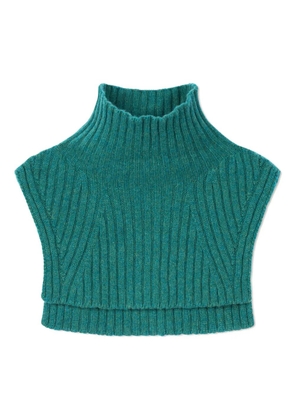 BOMPARD ribbed high-neck bib - Green