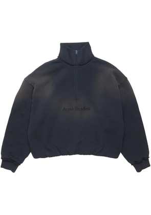Acne Studios logo-embroidered sweatshirt - Blue