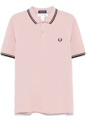 Comme Des Garçons Shirt x Fred Perry logo-embroidered polo shirt - Pink