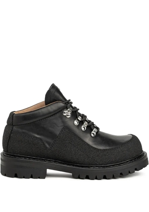 OUR LEGACY leather lace-up boots - Black