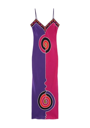 PUCCI abstract-print maxi dress - Purple