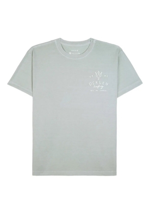 Osklen scribble-detail crew-neck T-shirt - Green