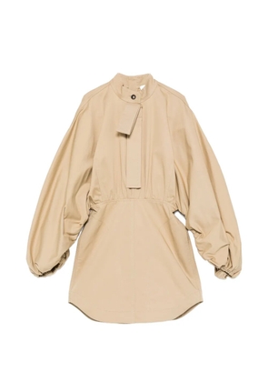 ZIMMERMANN Rebellion Drawn mini dress - Neutrals