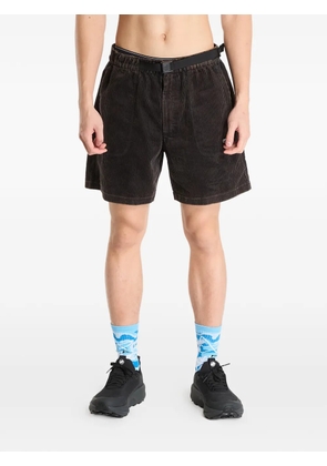 adidas corduroy logo shorts - Brown