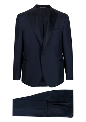 Canali single-breasted wool dinner suit - Blue