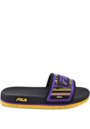 Fila Lunar logo-detail slides - Purple