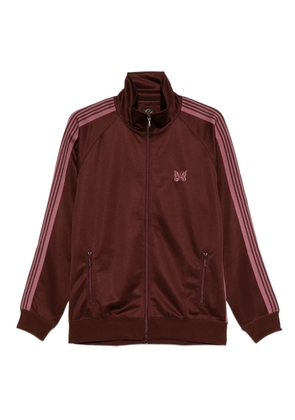 Needles striped zip jacket - Brown