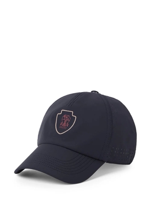 Brunello Cucinelli logo baseball cap - Blue
