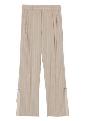 3.1 Phillip Lim pinstripe-pattern trousers - Neutrals
