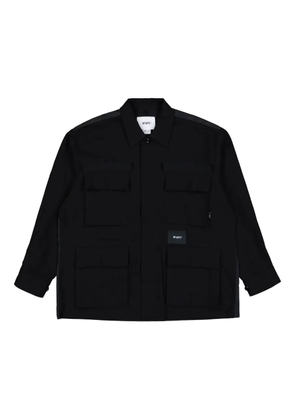 WTAPS multi-pocket cotton shirt - Black