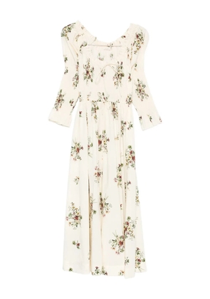 DÔEN Kaira floral-print maxi dress - Neutrals