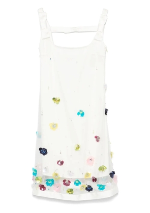 Viktor & Rolf embroidered mini dress - White