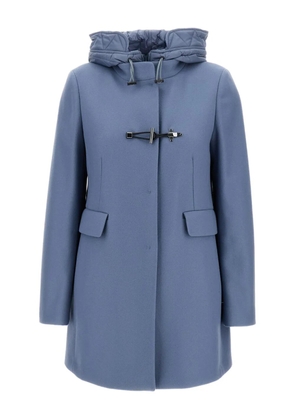 Fay hooded toggle coat - Blue