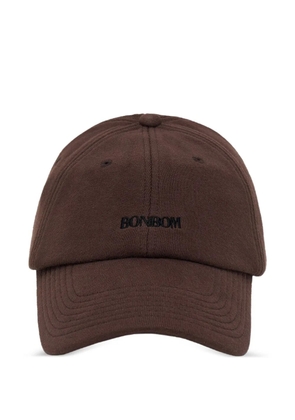 BONBOM logo-embroidered cap - Brown