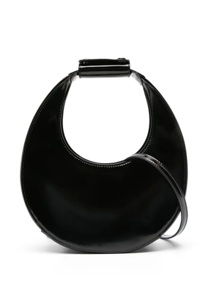 STAUD mini Moon patent leather bag - Black