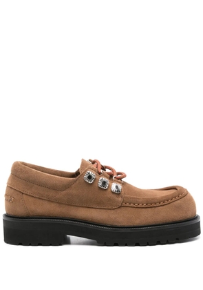 Toga Virilis studded derby shoes - Brown