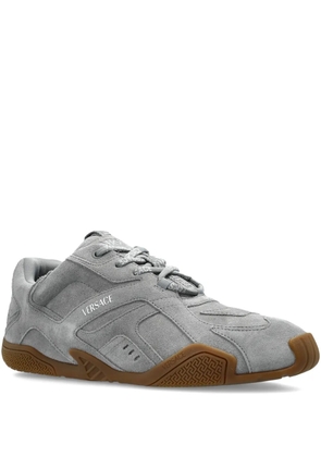 Versace Galaxia suede sneakers - Grey