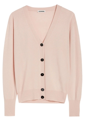 Jil Sander cashmere V-neck cardigan - Pink