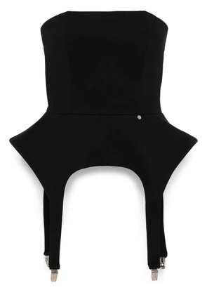 NISSA bandeau-style top - Black