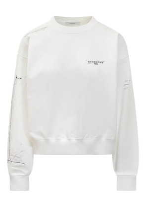 Givenchy logo sweatshirt - White