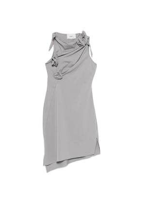 Coperni bow-detail cutout dress - Grey