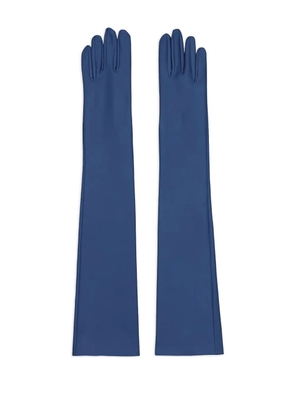 The Frankie Shop Veneto leather gloves - Blue
