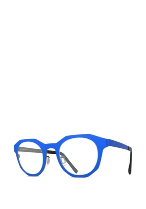 Blackfin Fire geometric-frame glasses - Blue