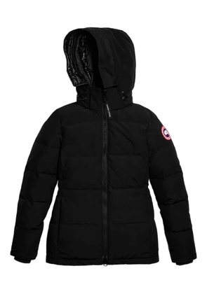Canada Goose high-collar hooded puffer jacket - Black